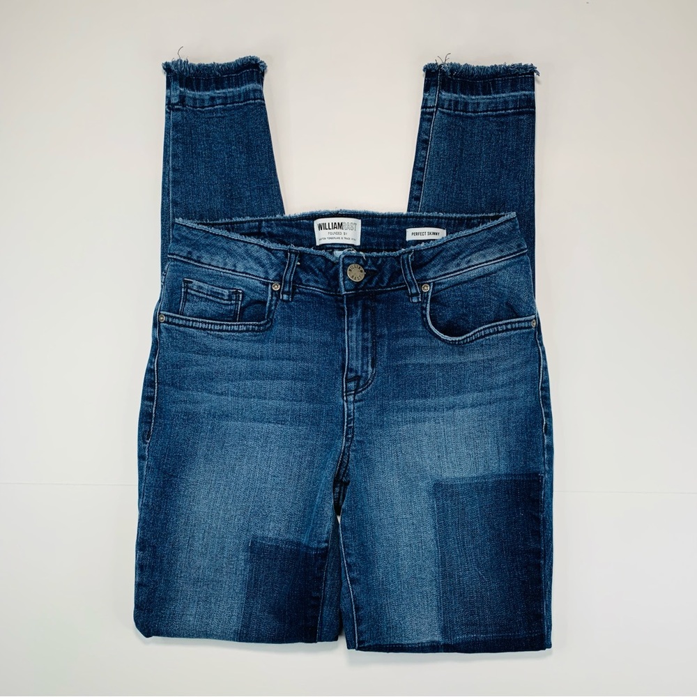William Rast jeans Perfect Skinny jeans patchwork Artist jeans women size 26